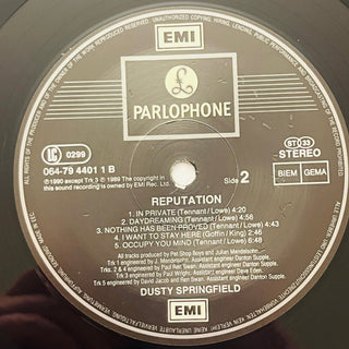 Dusty Springfield – Reputation LP mit OIS (NM) - schallplattenparadis