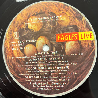 Eagles ‎– Eagles Live Doppel LP mit OIS (NM) - schallplattenparadis