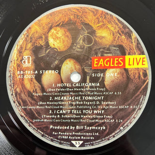 Eagles ‎– Eagles Live Doppel LP mit OIS (NM) - schallplattenparadis