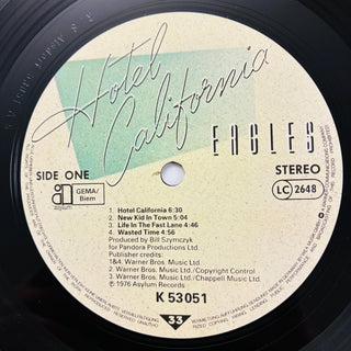 Eagles ‎– Hotel California LP mit OIS (NM) - schallplattenparadis