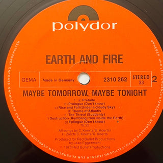 Earth And Fire ‎– Maybe Tomorrow, Maybe Tonight LP (NM) - schallplattenparadis