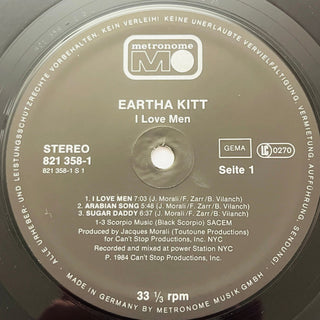 Eartha Kitt ‎– I Love Men LP (NM) - schallplattenparadis