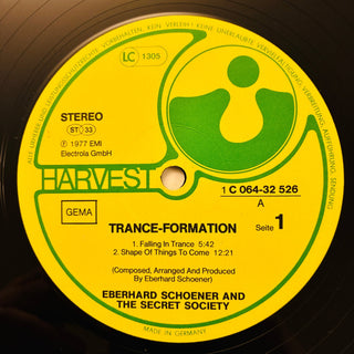 Eberhard Schoener And The Secret Society – Trance - Formation LP (VG+) - schallplattenparadis