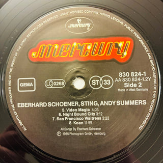 Eberhard Schoener, Sting, Andy Summers – Music From "Video Magic" And "Flashback" LP (NM) - schallplattenparadis