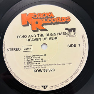 Echo And The Bunnymen ‎– Heaven Up Here LP mit OIS (NM) - schallplattenparadis