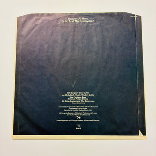 Echo And The Bunnymen ‎– Heaven Up Here LP mit OIS (NM) - schallplattenparadis