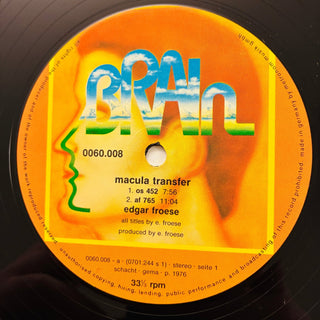 Edgar Froese ‎– Macula Transfer LP (NM) - schallplattenparadis