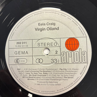 Eela Craig ‎– Virgin Oiland LP mit OIS (NM) - schallplattenparadis