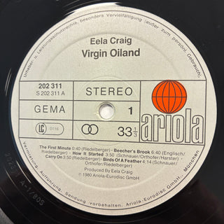 Eela Craig ‎– Virgin Oiland LP mit OIS (NM) - schallplattenparadis