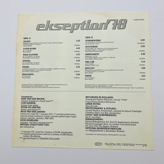 Ekseption ‎– Ekseption '78 LP (NM) - schallplattenparadis