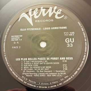 Ella Fitzgerald, Louis Armstrong ‎– Porgy And Bess LP (NM) - schallplattenparadis