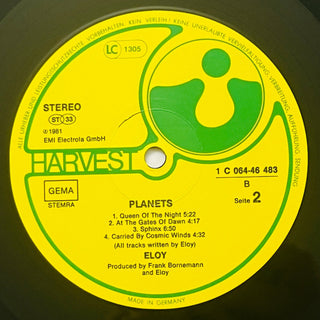 Eloy ‎– Planets LP mit OIS (VG+) - schallplattenparadis