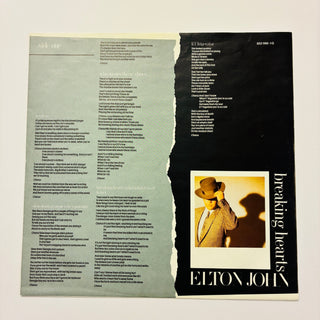 Elton John ‎– Breaking Hearts LP mit OIS (NM) - schallplattenparadis