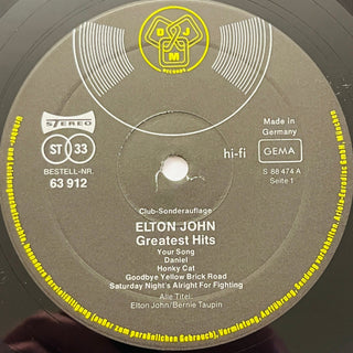 Elton John – Greatest Hits LP (NM) - schallplattenparadis