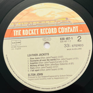 Elton John – Leather Jackets LP mit OIS (NM) - schallplattenparadis