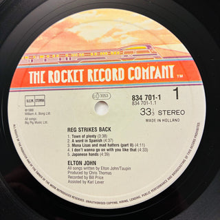 Elton John – Reg Strikes Back LP mit OIS (NM) - schallplattenparadis