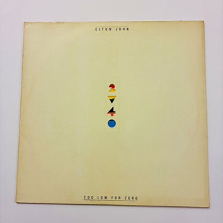 Elton John ‎– Too Low For Zero LP mit OIS (NM) - schallplattenparadis