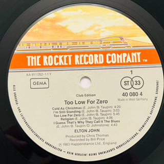 Elton John – Too Low For Zero LP mit OIS (NM) - schallplattenparadis