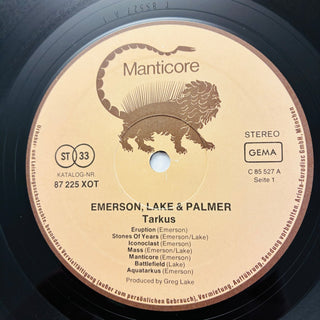 Emerson, Lake & Palmer – Tarkus LP (NM) - schallplattenparadis