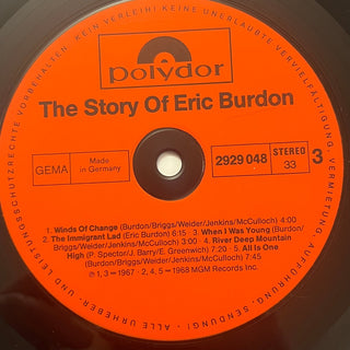 Eric Burdon – The Story Of Eric Burdon Doppel LP (VG+) - schallplattenparadis