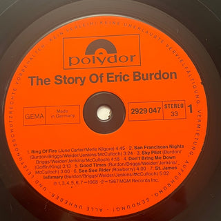 Eric Burdon – The Story Of Eric Burdon Doppel LP (VG+) - schallplattenparadis
