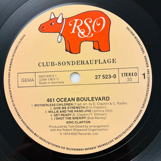 Eric Clapton ‎– 461 Ocean Boulevard LP (NM) - schallplattenparadis