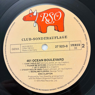 Eric Clapton ‎– 461 Ocean Boulevard LP (NM) - schallplattenparadis