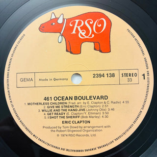 Eric Clapton ‎– 461 Ocean Boulevard LP (VG+) - schallplattenparadis