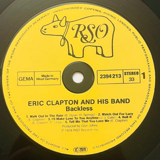 Eric Clapton ‎– Backless LP (NM) - schallplattenparadis