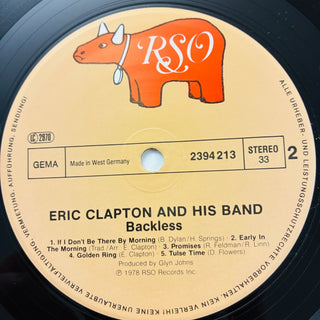 Eric Clapton ‎– Backless LP (NM) - schallplattenparadis