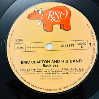 Eric Clapton ‎– Backless LP (NM) - schallplattenparadis