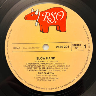 Eric Clapton ‎– Slowhand LP (NM) - schallplattenparadis