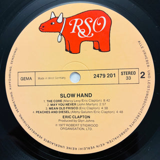 Eric Clapton ‎– Slowhand LP (NM) - schallplattenparadis