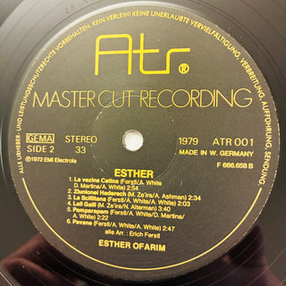 Esther Ofarim ‎– Esther LP mit OIS und Beiblatt (NM) - schallplattenparadis