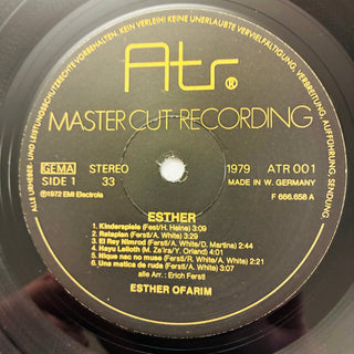 Esther Ofarim ‎– Esther LP mit OIS und Beiblatt (NM) - schallplattenparadis