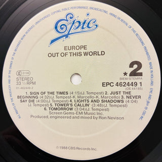 Europe – Out Of This World LP (NM) - schallplattenparadis