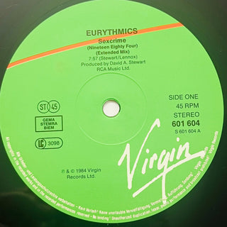 Eurythmics – Sexcrime (Nineteen Eighty Four) 12"Vinyl 45 RPM (NM) - schallplattenparadis