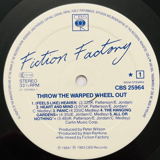 Fiction Factory ‎– Throw The Warped Wheel Out LP mit OIS (VG+) - schallplattenparadis