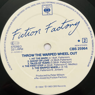 Fiction Factory ‎– Throw The Warped Wheel Out LP mit OIS (VG+) - schallplattenparadis