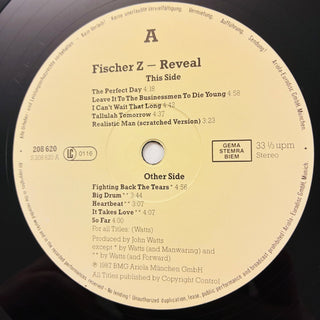 Fischer - Z ‎– Reveal LP mit OIS (VG+) - schallplattenparadis