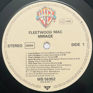 Fleetwood Mac ‎– Mirage LP mit OIS (NM) - schallplattenparadis