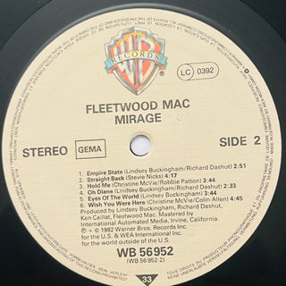 Fleetwood Mac ‎– Mirage LP mit OIS (NM) - schallplattenparadis