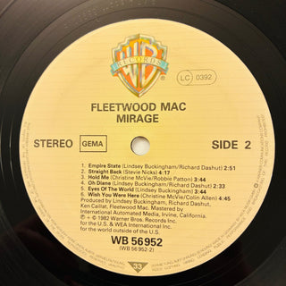 Fleetwood Mac ‎– Mirage LP mit OIS (VG+) - schallplattenparadis