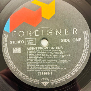 Foreigner – Agent Provocateur LP mit OIS (NM) - schallplattenparadis