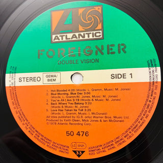 Foreigner ‎– Double Vision LP (NM) - schallplattenparadis