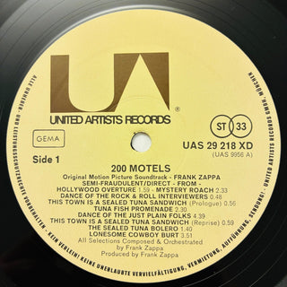 Frank Zappa – 200 Motels Doppel LP (NM) - schallplattenparadis