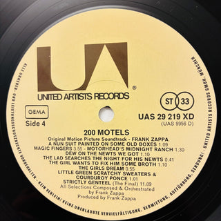Frank Zappa – 200 Motels Doppel LP (NM) - schallplattenparadis