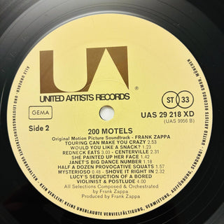 Frank Zappa – 200 Motels Doppel LP (NM) - schallplattenparadis