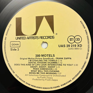 Frank Zappa – 200 Motels Doppel LP (NM) - schallplattenparadis