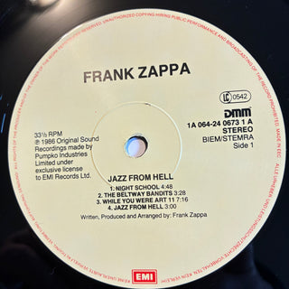 Frank Zappa – Jazz From Hell LP (NM) - schallplattenparadis